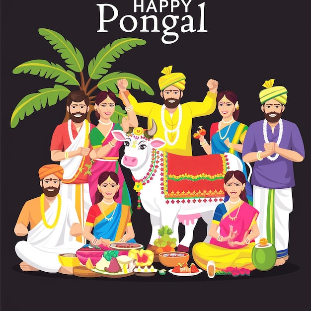 Fondo Feliz Festival Pongal
