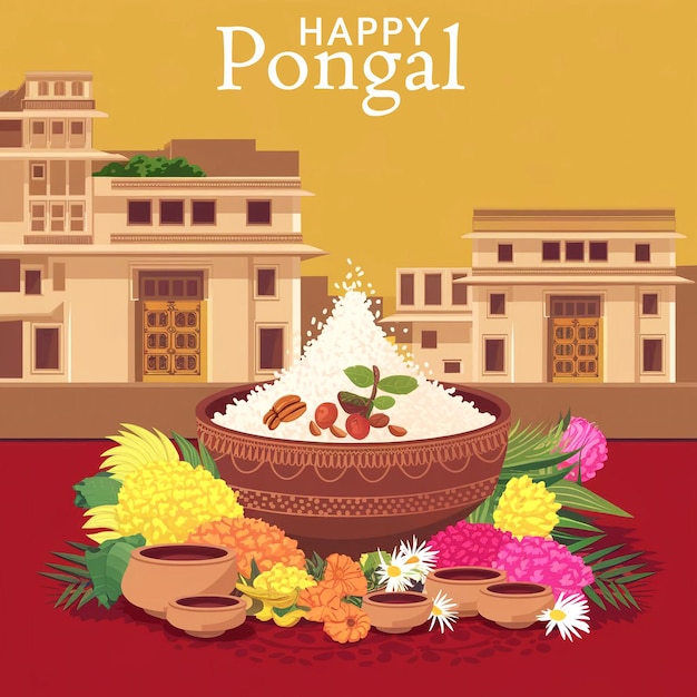 Fondo Feliz Festival Pongal