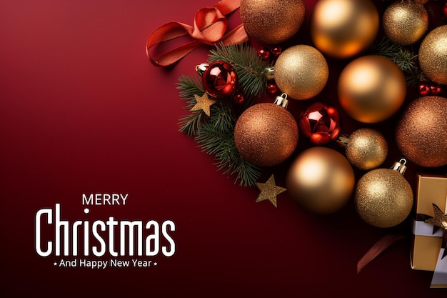 Fondo feliz Navidad y año nuevo