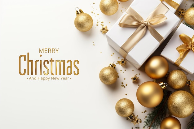 Fondo feliz Navidad y año nuevo