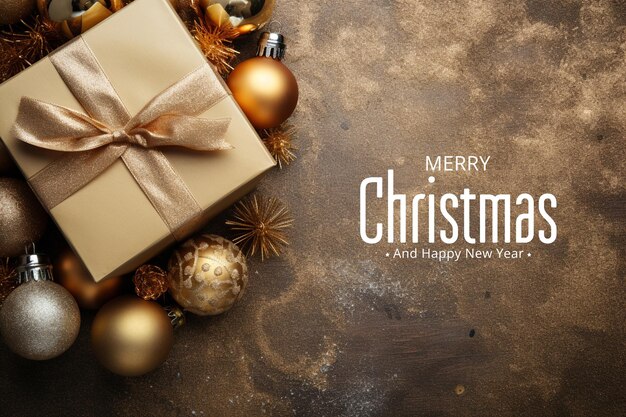 Fondo feliz Navidad y año nuevo