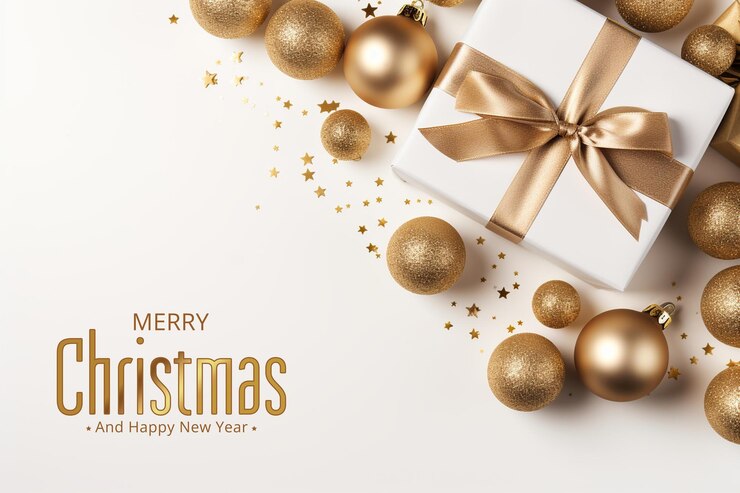 PSD fondo de feliz navidad y próspero año nuevo