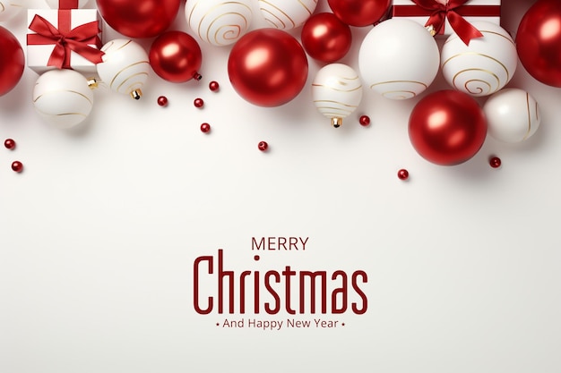 Fondo de feliz navidad y próspero año nuevo