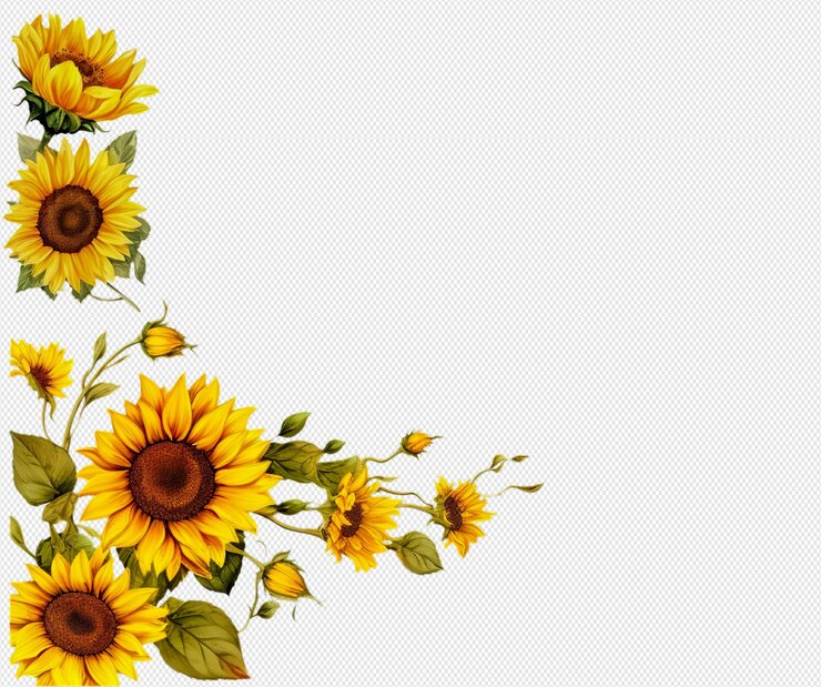 Fondo con flores acuarela
