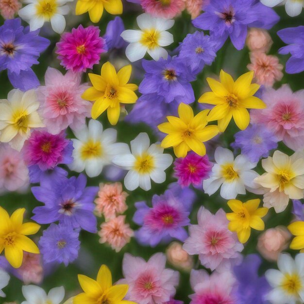 Fondo de flores de primavera