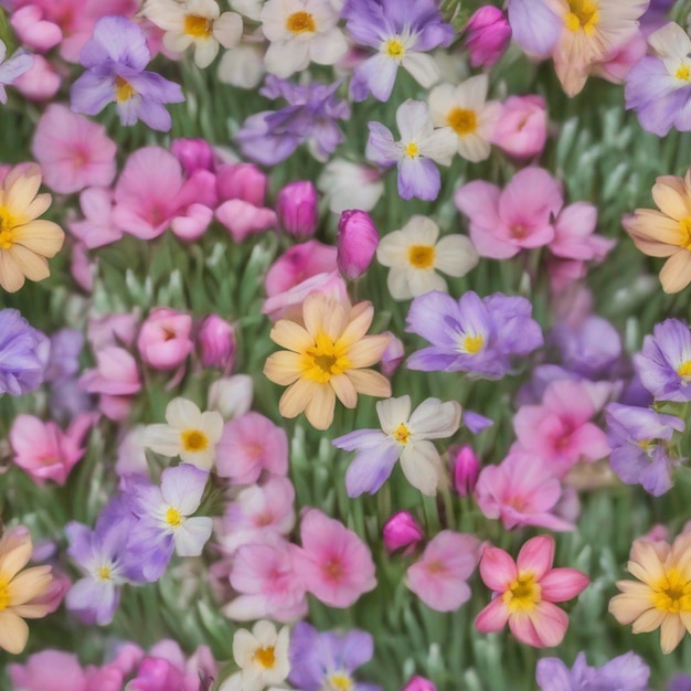 PSD fondo de flores de primavera