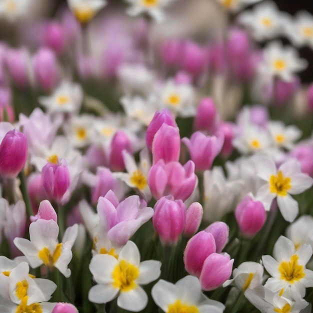 PSD fondo de flores de primavera