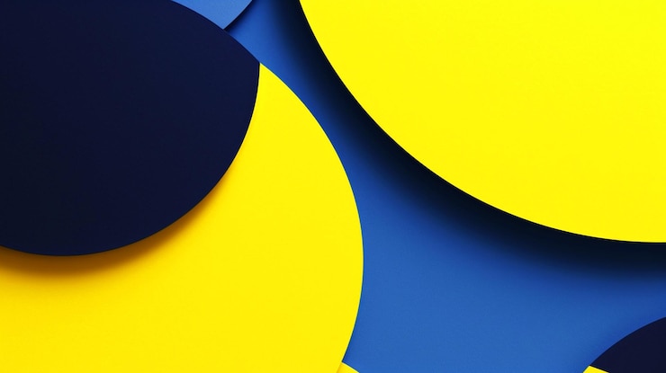 PSD fondo de forma geométrica de gradiente naranja y amarillo abstracto