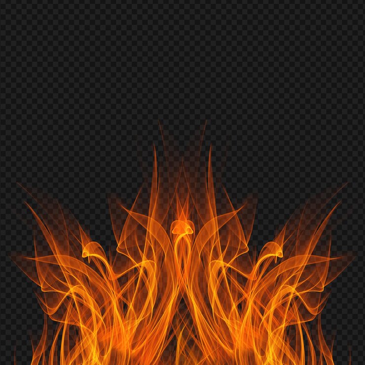 Fondo de fuego ardiente