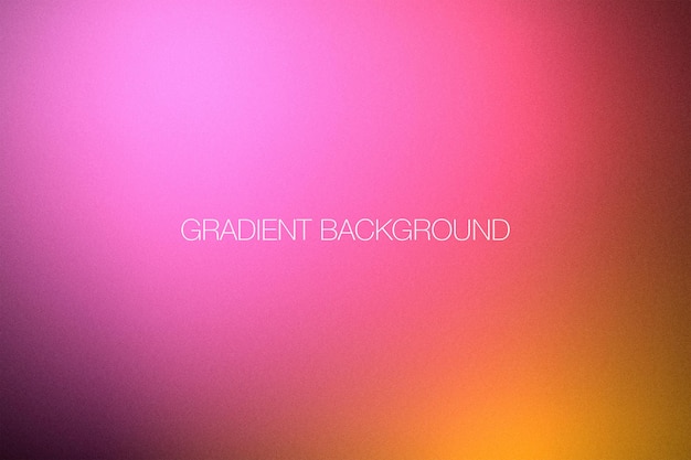 Fondo de gradiente abstracto desfocado de neón brillante con textura granulada y líneas lisas