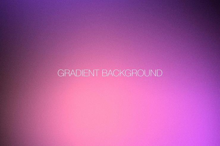 PSD fondo de gradiente abstracto desfocado de neón brillante con textura granulada y líneas lisas