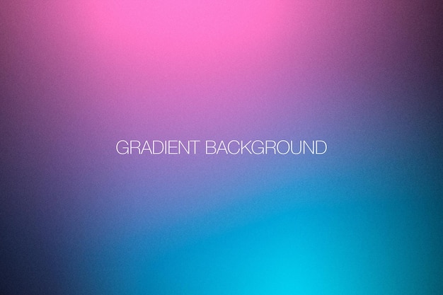 Fondo de gradiente abstracto desfocado de neón brillante con textura granulada y líneas lisas