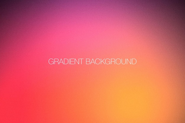 Fondo de gradiente abstracto desfocado de neón brillante con textura granulada y líneas lisas