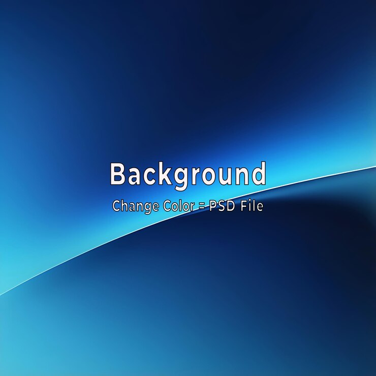 PSD el fondo de gradiente azul abstracto de psd se ve como un papel tapiz azul de textura borrosa moderno