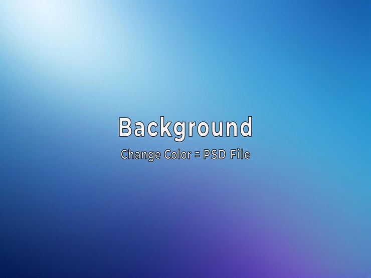 PSD el fondo de gradiente azul abstracto de psd se ve como un papel tapiz azul de textura borrosa moderno