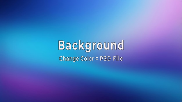 El fondo de gradiente azul abstracto de PSD se ve como un papel tapiz azul de textura borrosa moderno