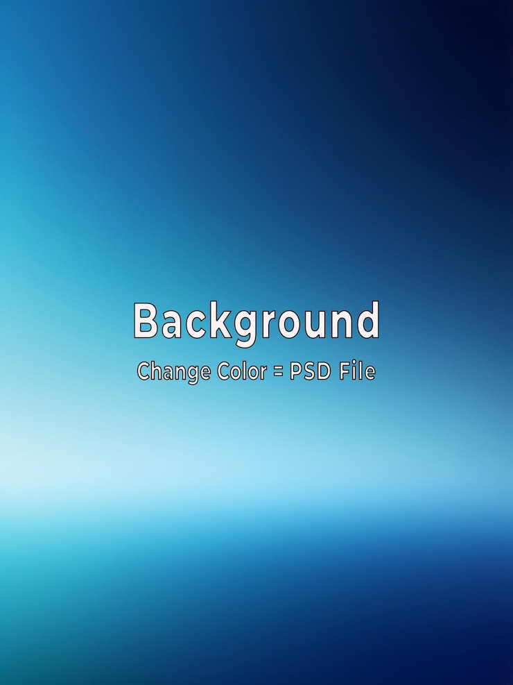 PSD el fondo de gradiente azul abstracto de psd se ve como un papel tapiz azul de textura borrosa moderno