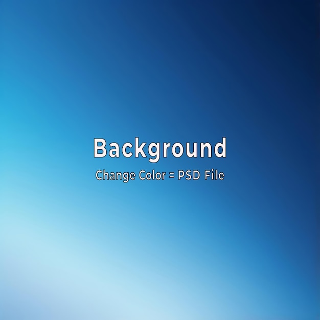 El fondo de gradiente azul abstracto de PSD se ve como un papel tapiz azul de textura borrosa moderno