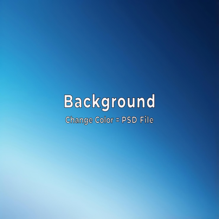 PSD el fondo de gradiente azul abstracto de psd se ve como un papel tapiz azul de textura borrosa moderno