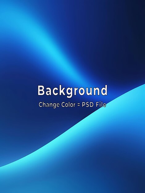 El fondo de gradiente azul abstracto de PSD se ve como un papel tapiz azul de textura borrosa moderno