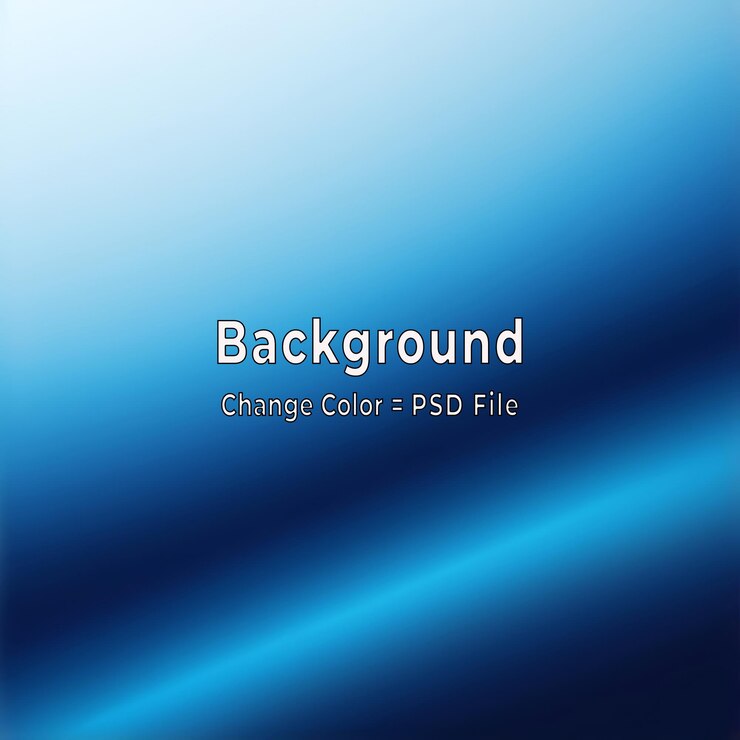 PSD el fondo de gradiente azul abstracto de psd se ve como un papel tapiz azul de textura borrosa moderno