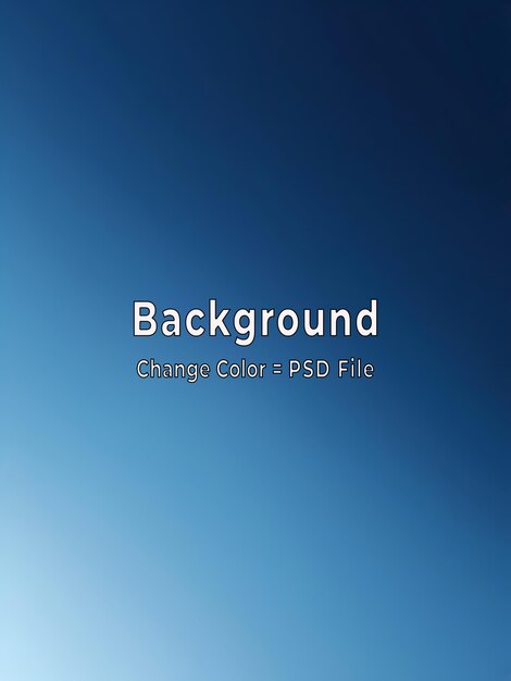 El fondo de gradiente azul abstracto de PSD se ve como un papel tapiz azul de textura borrosa moderno
