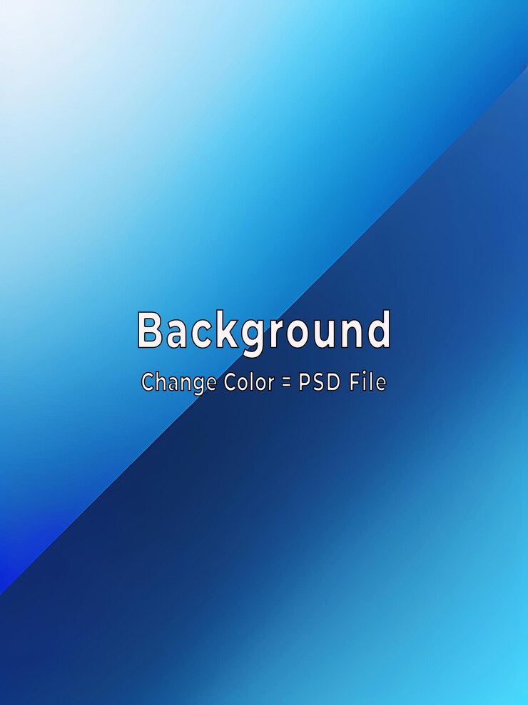 PSD el fondo de gradiente azul abstracto de psd se ve como un papel tapiz azul de textura borrosa moderno