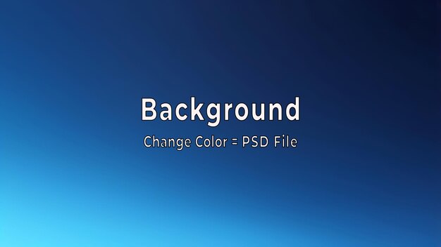 El fondo de gradiente azul abstracto de PSD se ve como un papel tapiz azul de textura borrosa moderno
