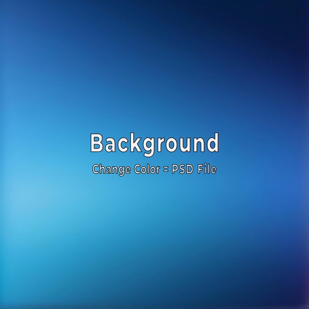 El fondo de gradiente azul abstracto de PSD se ve como un papel tapiz azul de textura borrosa moderno