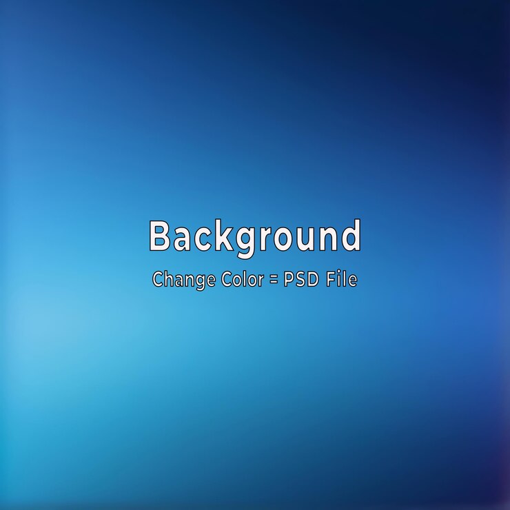 PSD el fondo de gradiente azul abstracto de psd se ve como un papel tapiz azul de textura borrosa moderno