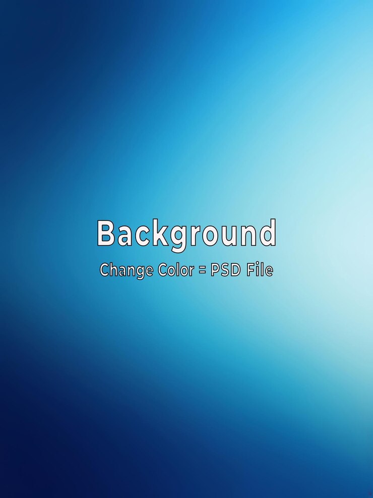 PSD el fondo de gradiente azul abstracto de psd se ve como un papel tapiz azul de textura borrosa moderno