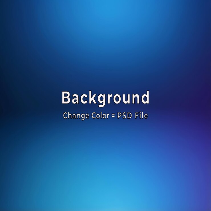 PSD el fondo de gradiente azul abstracto de psd se ve como un papel tapiz azul de textura borrosa moderno