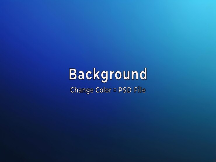 PSD el fondo de gradiente azul abstracto de psd se ve como un papel tapiz azul de textura borrosa moderno