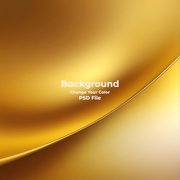 PSD el fondo de gradiente dorado abstracto de psd se ve como una pared de oro de textura borrosa moderna