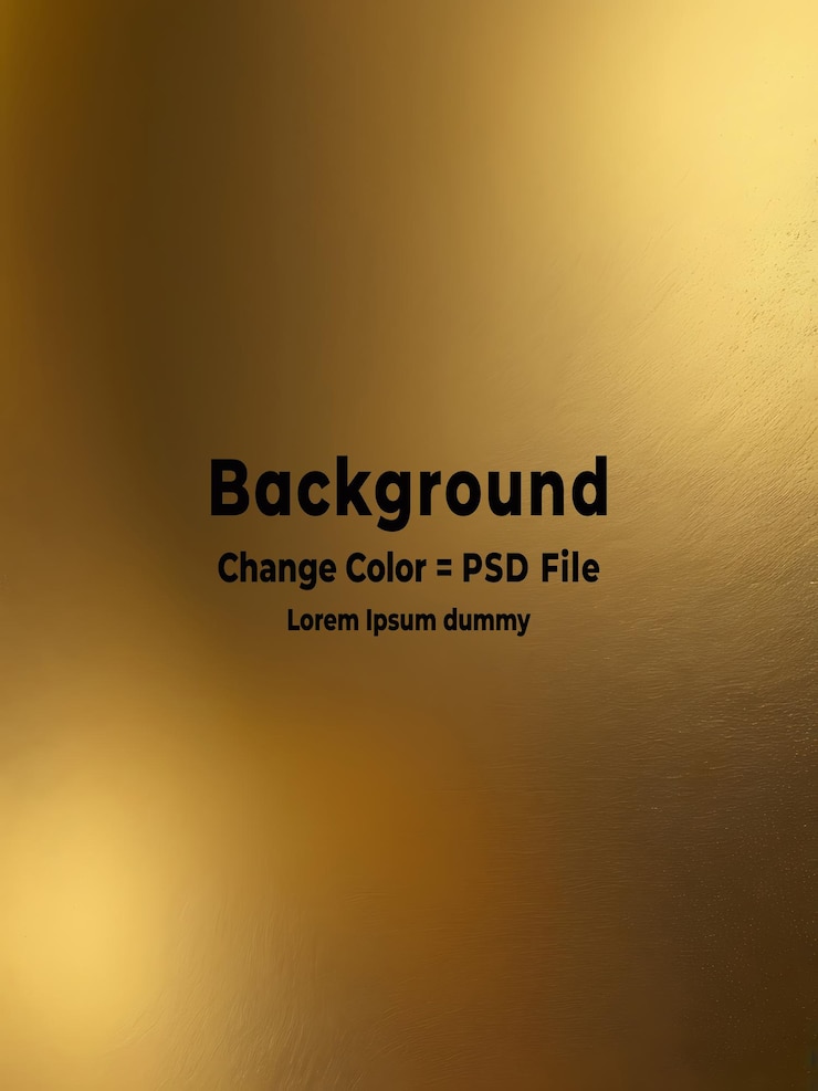 PSD el fondo de gradiente dorado abstracto de psd se ve más moderno, la pared dorado con textura borrosa