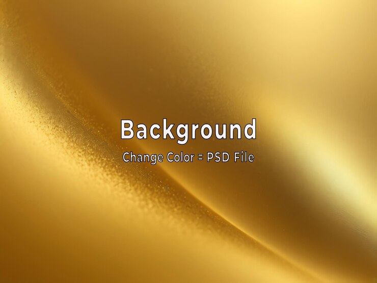 PSD el fondo de gradiente dorado abstracto de psd se ve más moderno, la pared dorado con textura borrosa
