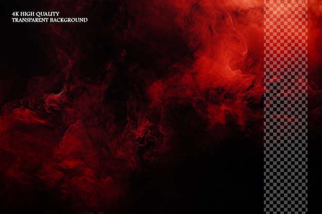 PSD fondo de gradiente rojo esquema de color rojo oscuro atmósfera oscura en fondo transparente