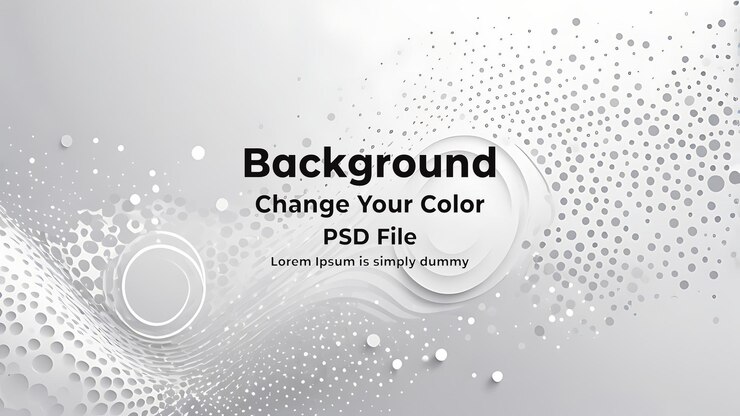 PSD fondo gris blanco de medio tono psd puntos