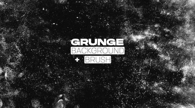 Fondo grunge con textura de pincel