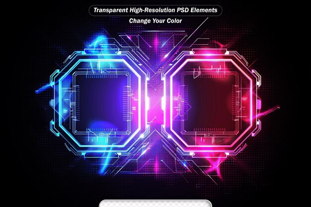 PSD fondo de hardware y software tabla de circuitos procesador de chips