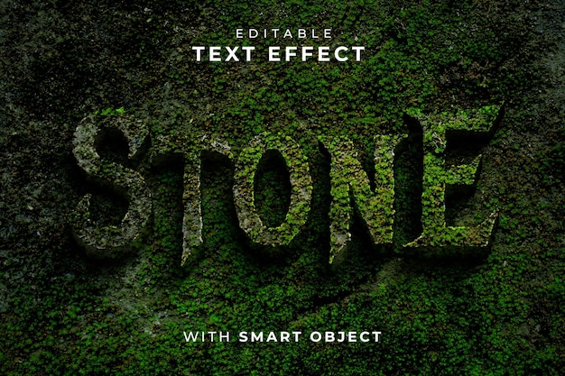 Un fondo de hierba verde con efecto de texto escrito en él