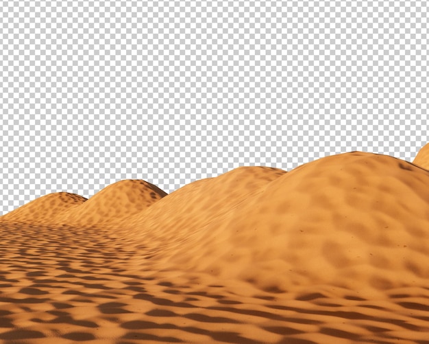 Fondo isometrico della scena del paesaggio del deserto