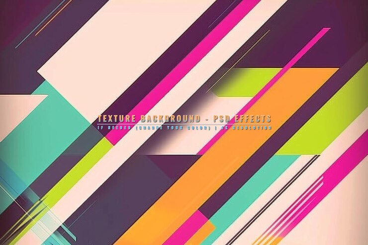 PSD fondo de línea de gradiente geométrico estilo moderno en fondo transparente