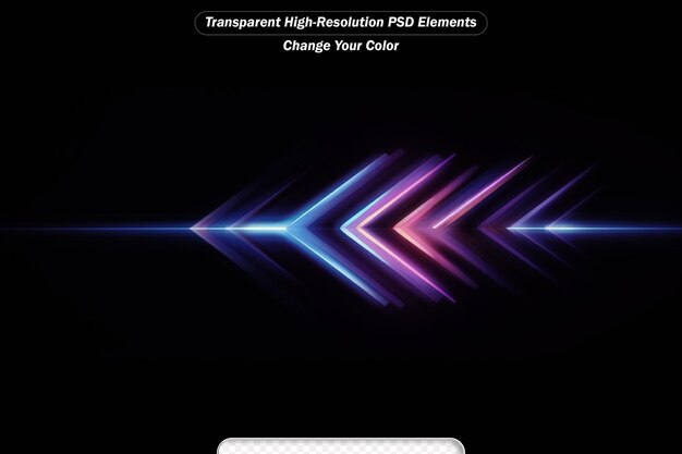 PSD fondo de la línea de velocidad velocidad dinámica de movimiento de la luz transparente