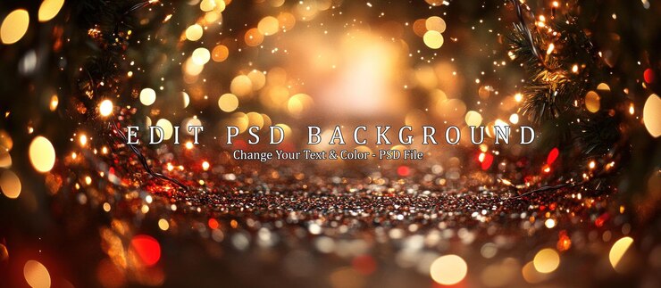 PSD fondo de luces brillantes