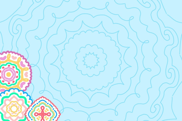 PSD el fondo del mandala suave