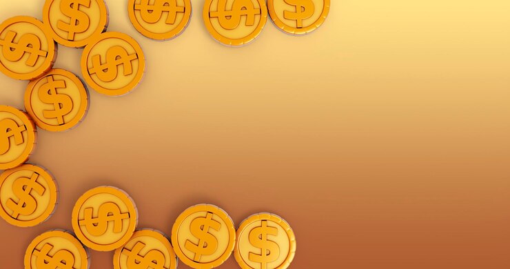 PSD fondo de monedas