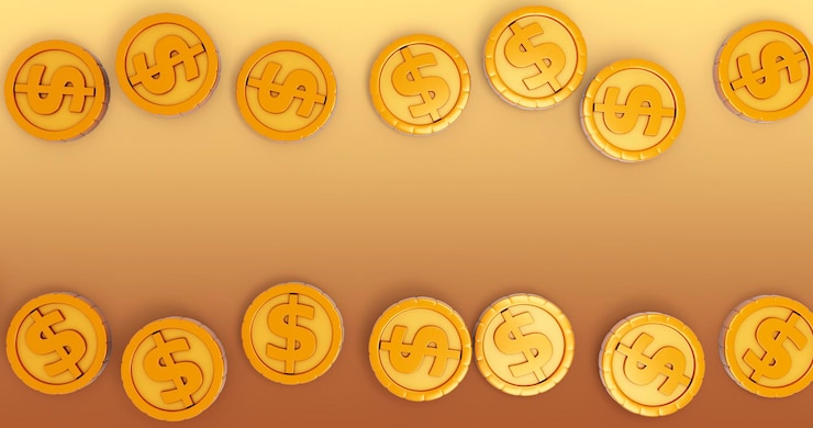 PSD fondo de monedas