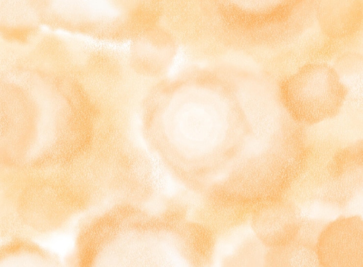 PSD un fondo naranja con círculos y estrellas.
