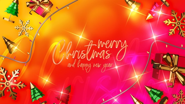 Fondo de navidad con renos